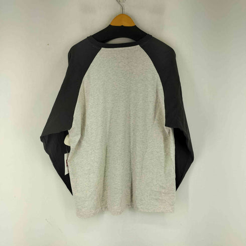 ザフォックスコレクション THE FOX COLLECTION 別注 THE FOX ロゴ ワッペン刺繍ワンポイント ラグラン長袖Tシャツ メンズ