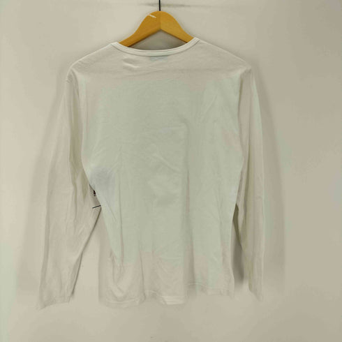 エンポリオアルマーニ EMPORIO ARMANI イタリア製 ストーン ロゴ L/S Tシャツ メンズ import:L
