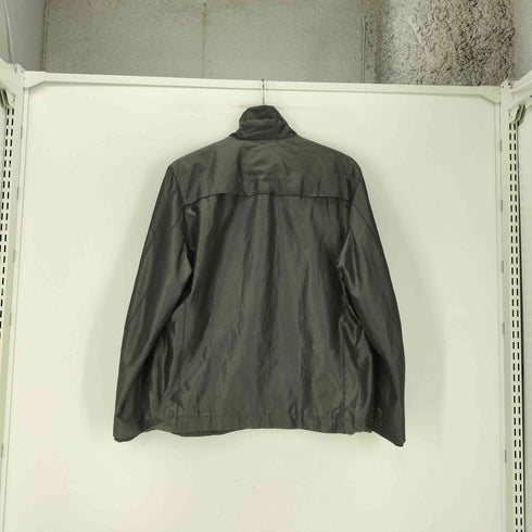 ソーバイアレクサンダーヴァンスロベ SO by alexander van slobbe 90S ベルギー製 裾ベルト ハーフジップ ナイロン プルオーバー ジャケット メンズ import:M