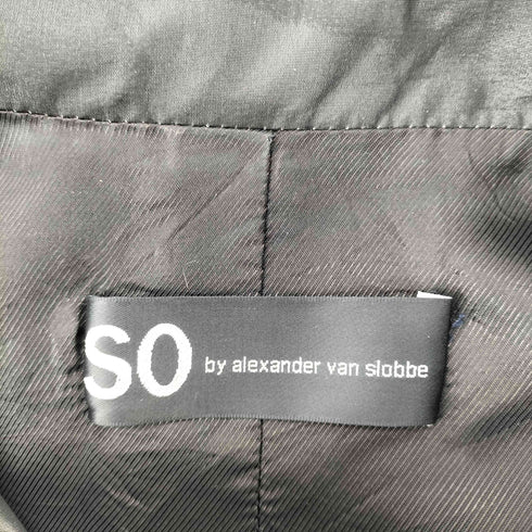ソーバイアレクサンダーヴァンスロベ SO by alexander van slobbe 90S ベルギー製 裾ベルト ハーフジップ ナイロン プルオーバー ジャケット メンズ import:M