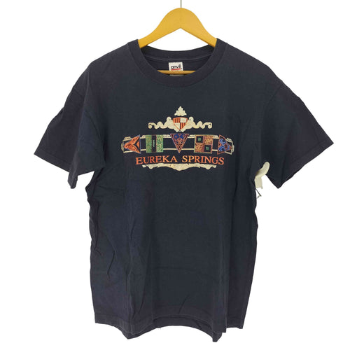 アンビル Anvil 90S USA製 EUREKA SPRINGS プリント クルーネックTシャツ メンズ import:L