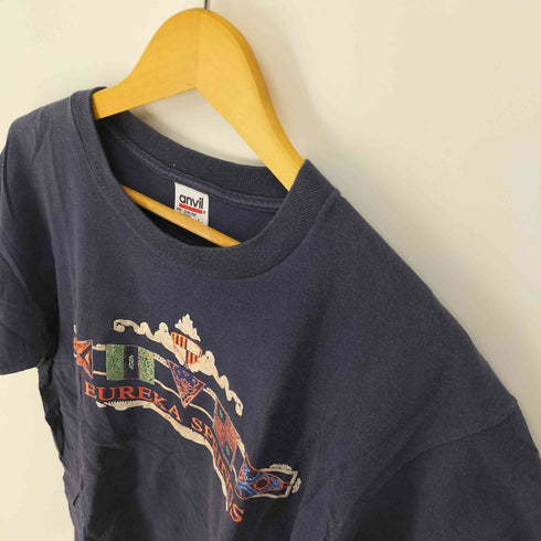 アンビル Anvil 90S USA製 EUREKA SPRINGS プリント クルーネックTシャツ メンズ import:L