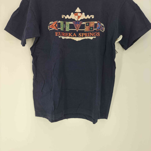 アンビル Anvil 90S USA製 EUREKA SPRINGS プリント クルーネックTシャツ メンズ import:L