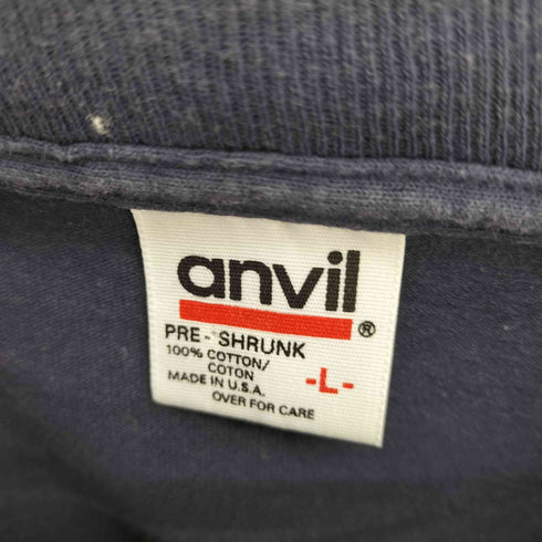 アンビル Anvil 90S USA製 EUREKA SPRINGS プリント クルーネックTシャツ メンズ import:L