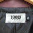 BENDER ダブルライダースジャケット フェイクレザー メンズ JPN:XL