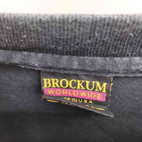 ブロッカム BROCKUM 90S USA製 バンドアーティスト ツアープリント クルーネックTシャツ メンズ import:L