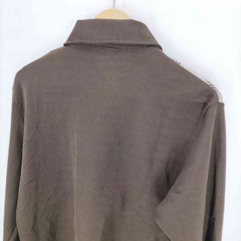 palermo 総柄 ロングスリーブ ポロシャツ メンズ import:XL