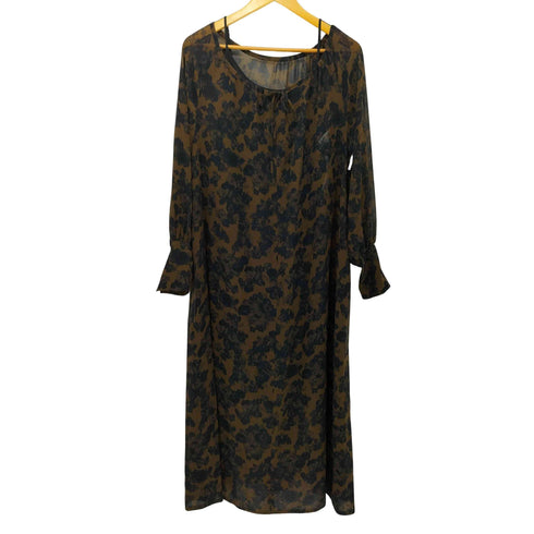 デミルクスビームス Demi-Luxe BEAMS 24SS AK+1 シフォン フラワー ワンピース レディース