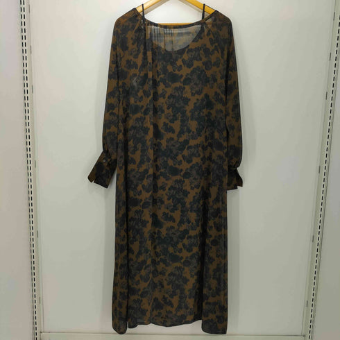 デミルクスビームス Demi-Luxe BEAMS 24SS AK+1 シフォン フラワー ワンピース レディース