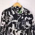 ディーゼル DIESEL S-KRUTZ 総柄 リングジップ 総柄 シャツジャケット メンズ import:XS