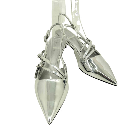 チャールズアンドキース CHARLES&KEITH アンクル ポインテッドトゥ パンプス レディース JPN:38