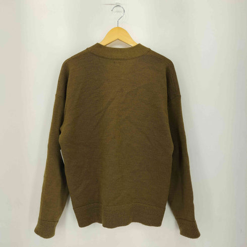 アナトミカ ANATOMICA 日本製 Vネック ウールニットセーター メンズ XL