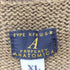 アナトミカ ANATOMICA 日本製 Vネック ウールニットセーター メンズ XL