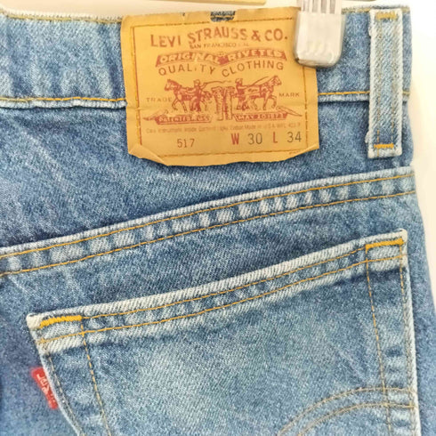 リーバイス LEVI STRAUSS&CO 90s USA製 517 ボタン裏525刻印 ブーツカットデニムパンツ メンズ W30 L34