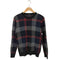 ブラックレーベルクレストブリッジ BLACK LABEL CRESTBRIDGE チェック柄 クルーネックニット メンズ JPN:M