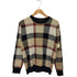 ブラックレーベルクレストブリッジ BLACK LABEL CRESTBRIDGE チェック柄 クルーネックニット メンズ JPN:M