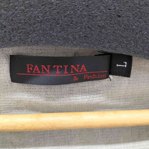 FANTINA シアーレース スパンコール カットソー レディース JPN:L