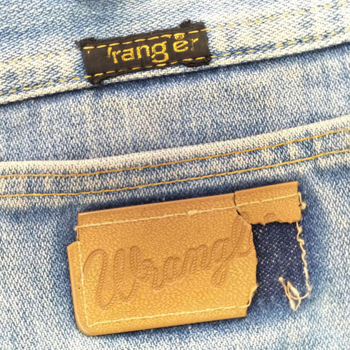ラングラー Wrangler 70-80s USA製 タロンジップ ブーツカットデニムパンツ メンズ 32×31