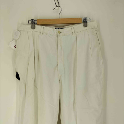 ポロバイラルフローレン Polo by RALPH LAUREN 90S SCOVILLジップ 2タック ワイドチノパンツ メンズ 38×30