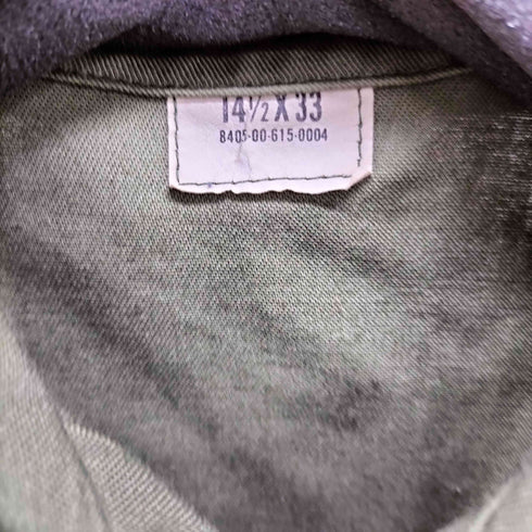 ユーエスアーミー U.S. ARMY 80s 米軍 OG-507 UTILITY SHIRTS ユーティリティシャツ 1987年製 メンズ 14½×33