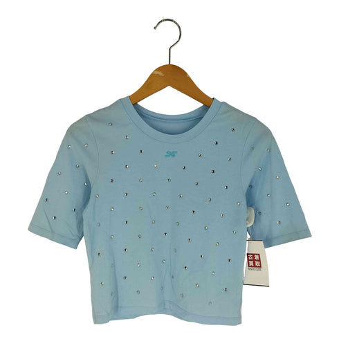 リリーブラウン Lily Brown L.B CANDY STOCK フロントロゴラインストーンT レディース ONE SIZE