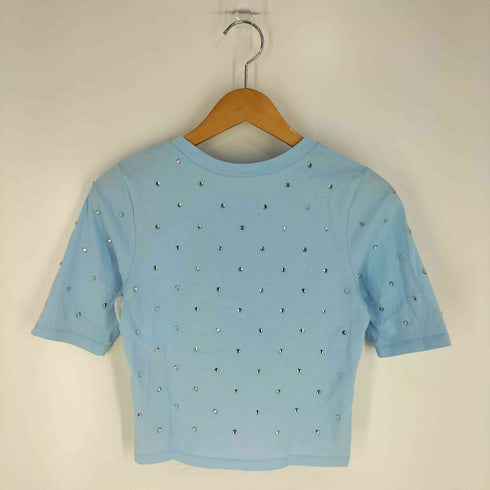 リリーブラウン Lily Brown L.B CANDY STOCK フロントロゴラインストーンT レディース ONE SIZE