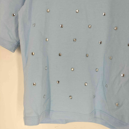 リリーブラウン Lily Brown L.B CANDY STOCK フロントロゴラインストーンT レディース ONE SIZE