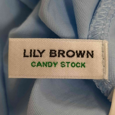 リリーブラウン Lily Brown L.B CANDY STOCK フロントロゴラインストーンT レディース ONE SIZE