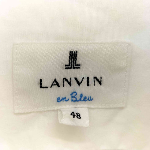 ランバンオンブルー LANVIN en Bleu フラワープリント L/S シャツ メンズ EUR:48