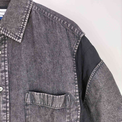 メゾンスペシャル MAISON SPECIAL 25SS 8oz Denim Prime-Over Layering Short Sleeve Shirt メンズ JPN:1