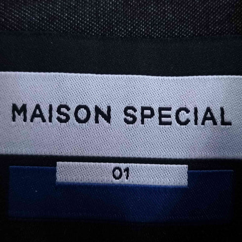 メゾンスペシャル MAISON SPECIAL 25SS 8oz Denim Prime-Over Layering Short Sleeve Shirt メンズ JPN:1