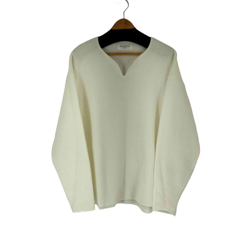 suavele スキッパー ワッフルカットソー メンズ