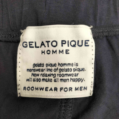 ジェラートピケオム Gelato Pique Homme レーヨンロゴロングパンツ メンズ JPN:L
