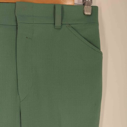 TRAVELKNIT 70S~80S ロケットTALON フレアスラックス メンズ