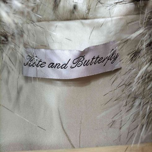 KITE AND BUTTERFLY USA製 シルク100 フェイクファー ベスト レディース import:S