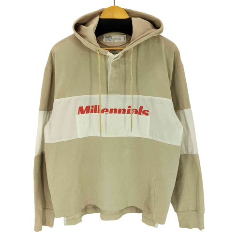 ダイリク DAIRIKU 19SS Millennials Rugby Hoodie メンズ FREE