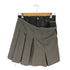 プランクプロジェクト PRANK PROJECT 24AW Faux Leather Combo Pleats Mini Skirt レディース FREE