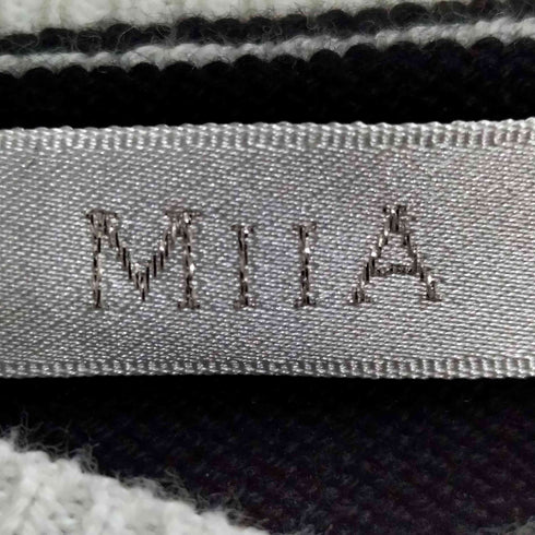 ミーア MiiA パワショルニットタイトワンピース レディース FREE