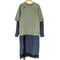 プランクプロジェクト PRANK PROJECT 24SS ダメージTレイヤードシャツワンピ / Damaged Tee Layered Shirt One Piece レディース FREE