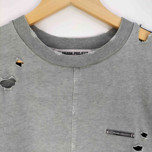 プランクプロジェクト PRANK PROJECT 24SS ダメージTレイヤードシャツワンピ / Damaged Tee Layered Shirt One Piece レディース FREE