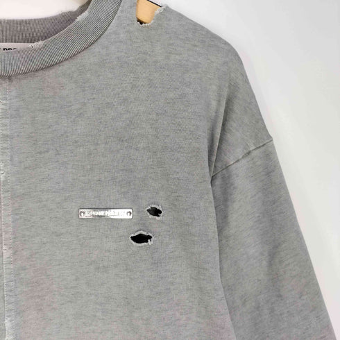 プランクプロジェクト PRANK PROJECT 24SS ダメージTレイヤードシャツワンピ / Damaged Tee Layered Shirt One Piece レディース FREE