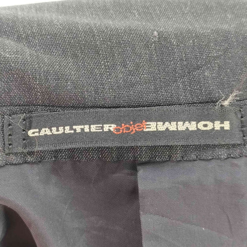 ゴルチエオムオブジェ GAULTIER HOMME objet 90-00S 裏地背抜き ウール 3B テーラード ジャケット メンズ 44M