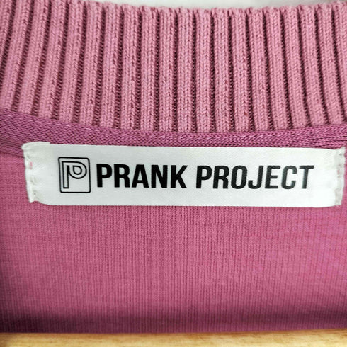 プランクプロジェクト PRANK PROJECT 23AW Zipper Slit Ribbed Cardboard Knit Top レディース FREE