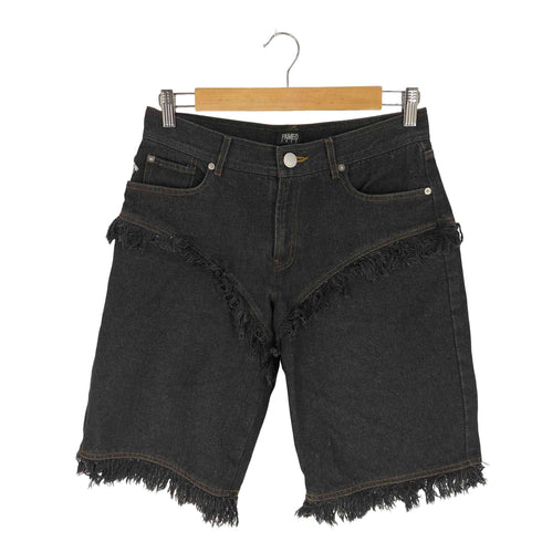 パメオポーズ Pameo Pose WASHED DENIM HALF PANTS レディース JPN:S