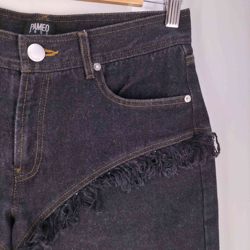 パメオポーズ Pameo Pose WASHED DENIM HALF PANTS レディース JPN:S