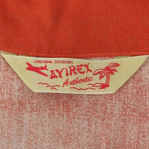アヴィレックス AVIREX レーヨンアロハシャツ メンズ import:L
