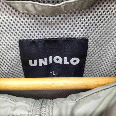 ユニクロ UNIQLO OLD オールド ジップアップ シェル ジャケット 裏地メッシュ パッカブルフード メンズ JPN:L
