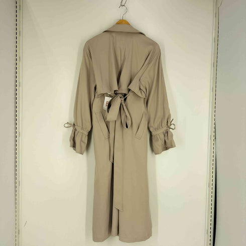 ワンアフターアナザーナイスクラップ one after another NICE CLAUP 袖リボントレンチコート レディース JPN:L