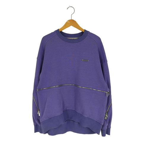 プランクプロジェクト PRANK PROJECT 23AW Zipper Slit Ribbed Cardboard Knit Top レディース FREE