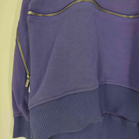 プランクプロジェクト PRANK PROJECT 23AW Zipper Slit Ribbed Cardboard Knit Top レディース FREE